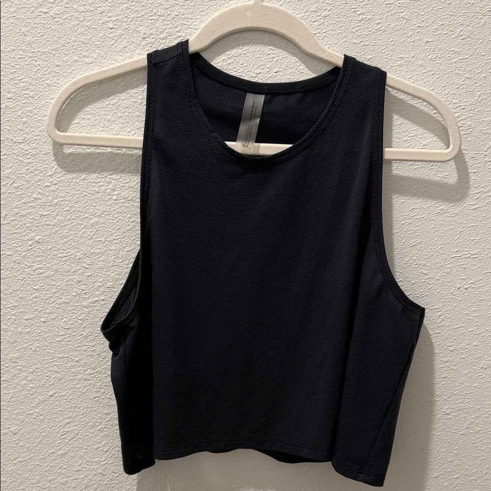 Outdoor Voices Black Crop Top
